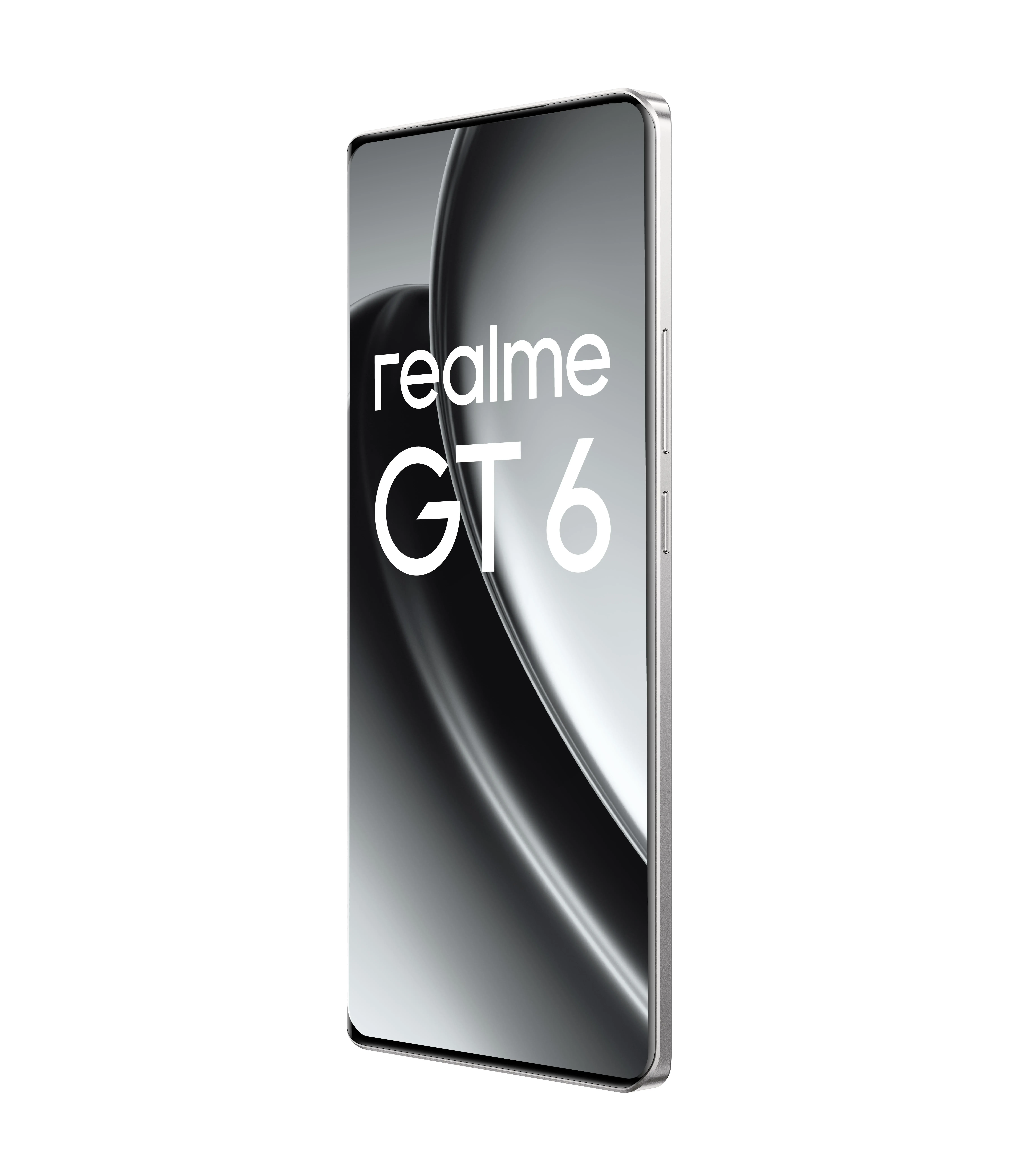 Smartfon realme GT 6 12/256GB 6,78" 120Hz 50Mpix Srebrny
