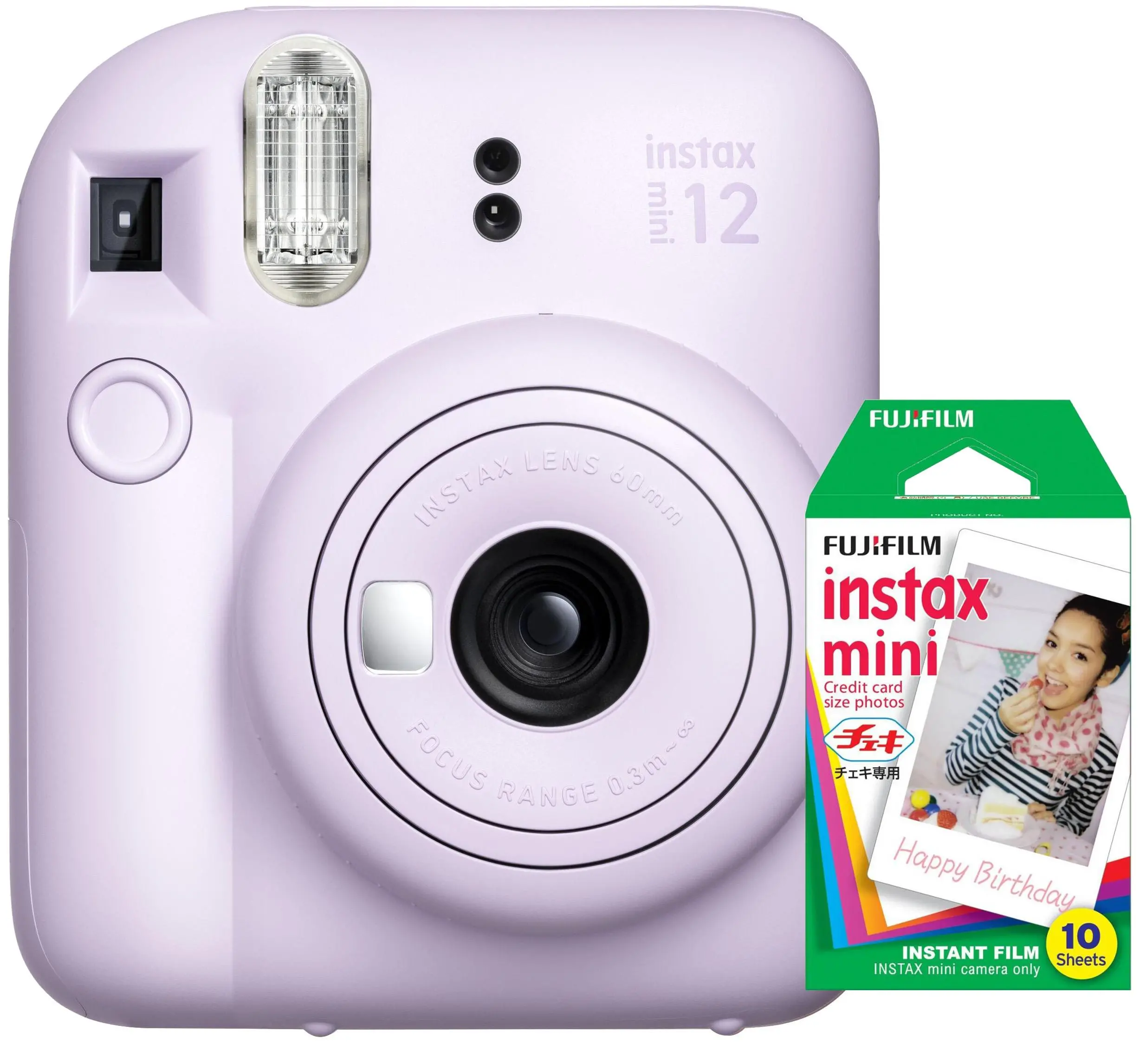 Aparat Fujifilm Instax Mini 12 Purpurowy + wkłady 10szt