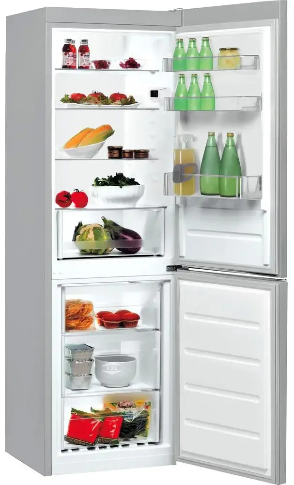 Lodówka Indesit LI7 S2E S 176,3cm Srebrny