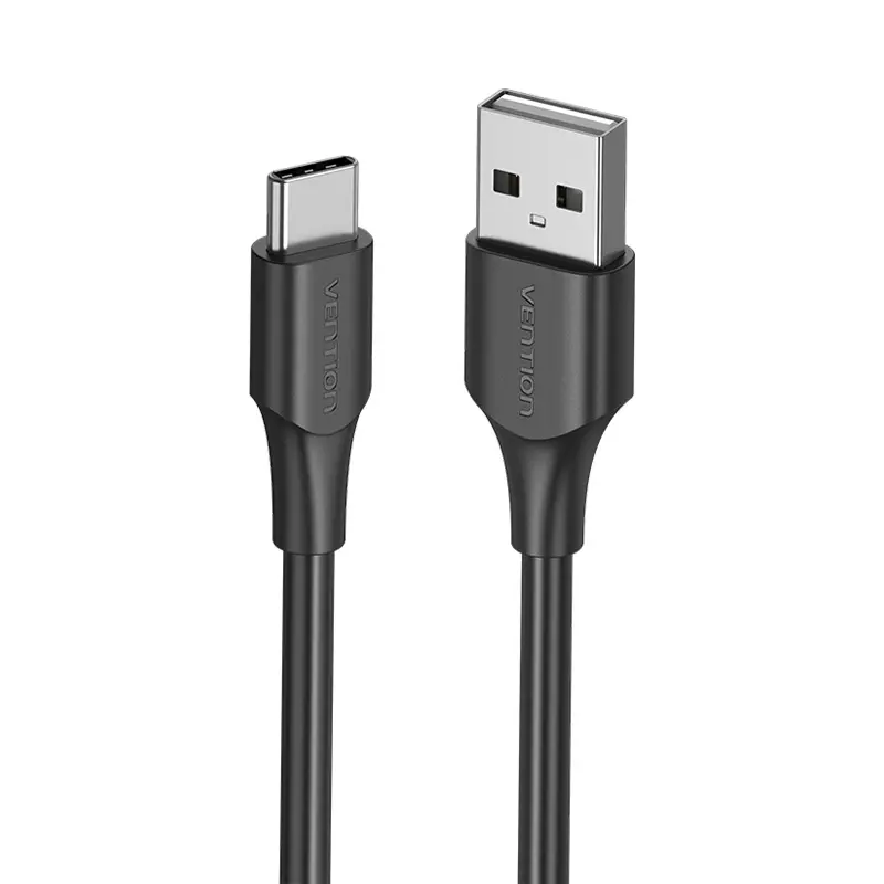 Kabel Vention CTHBD 3A USB 2.0 do USB-C 0,5m Czarny