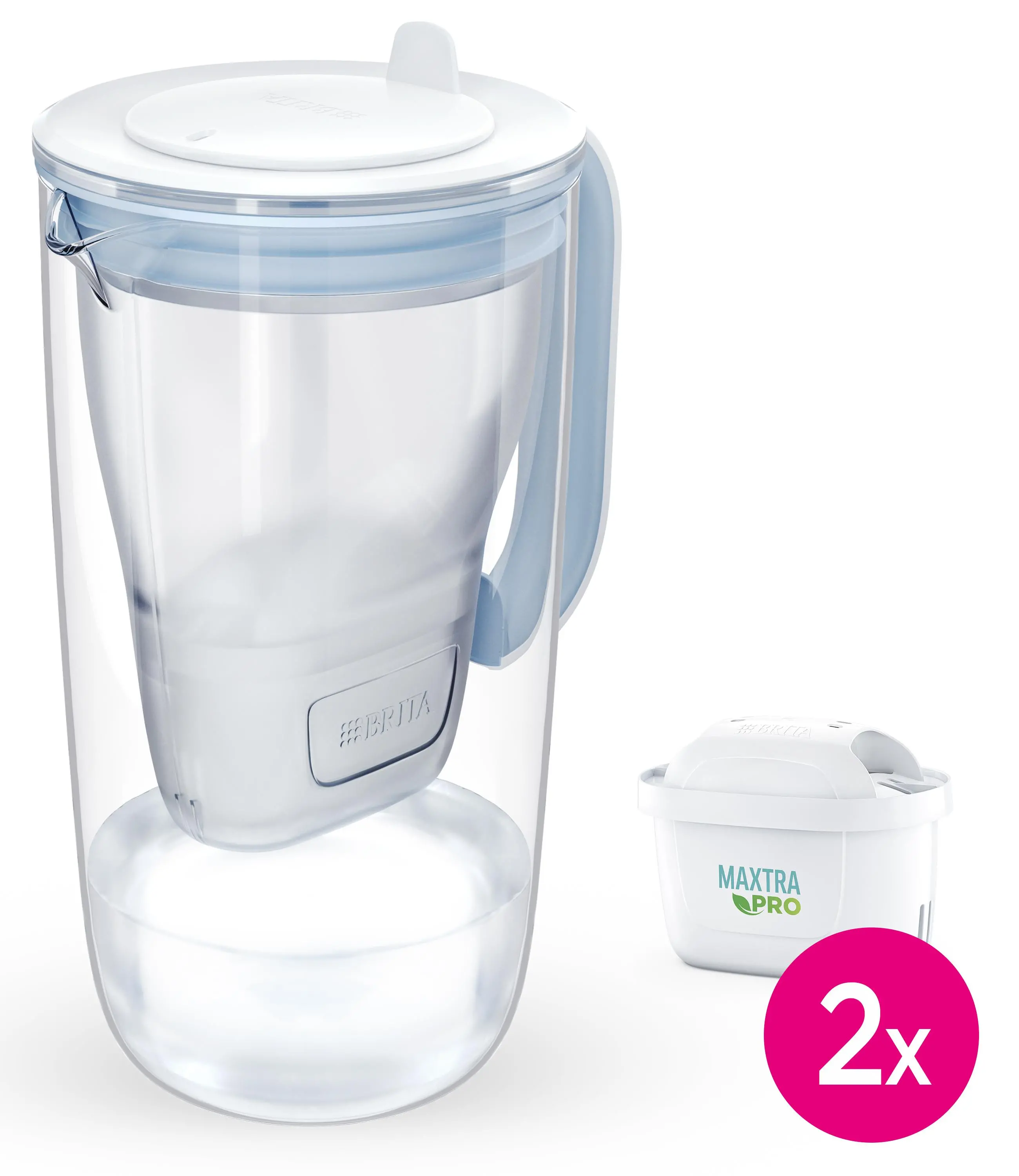 Dzbanek filtrujący Brita Glass 2,5l 2 wkłady
