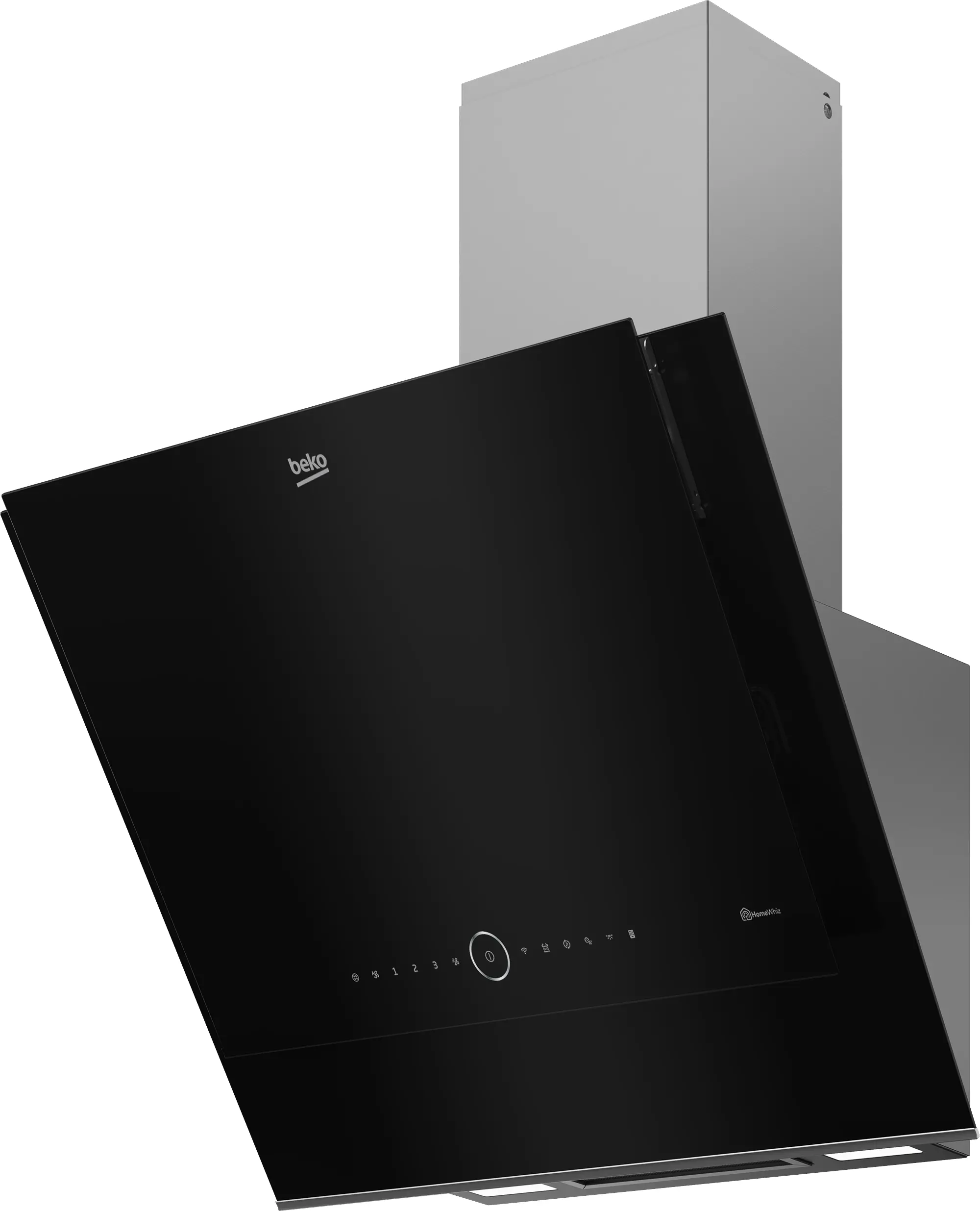 Okap Beko bPro500 BHCA67841BBHSI Zdalne sterowanie Czarny