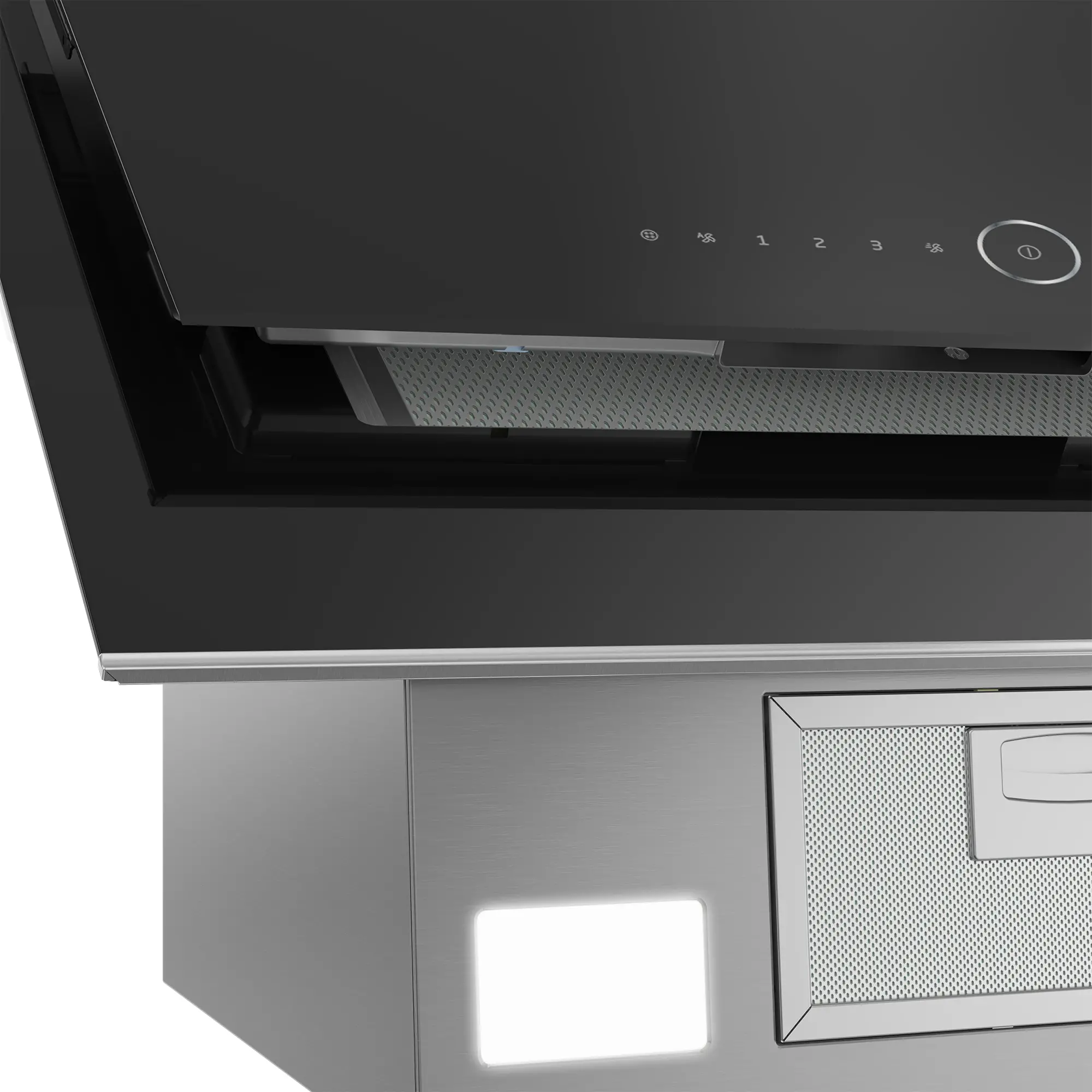 Okap Beko bPro500 BHCA67841BBHSI Zdalne sterowanie Czarny