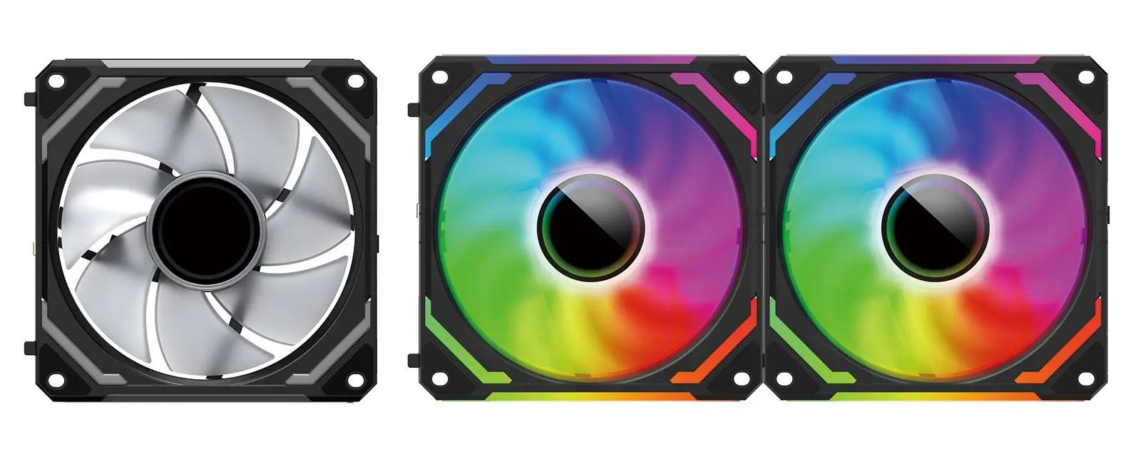 Zestaw wentylatorów Redragon GC-F012 120mm 3szt. Czarny
