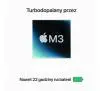 Apple MacBook Pro 2023 14,2" M3 8GB RAM 512GB Dysk macOS Srebrny US
