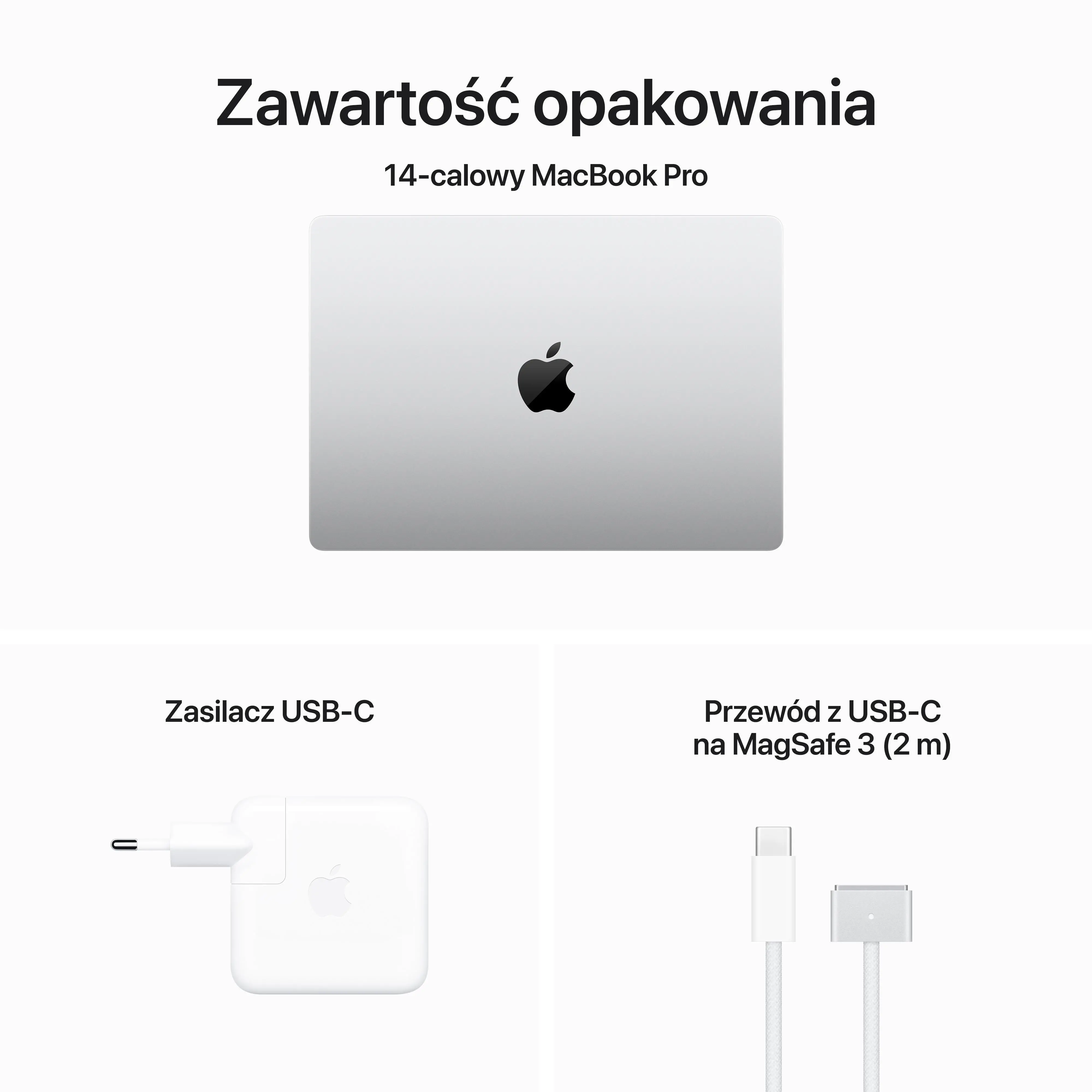 Apple MacBook Pro 2023 14,2" M3 8GB RAM 512GB Dysk macOS Srebrny US