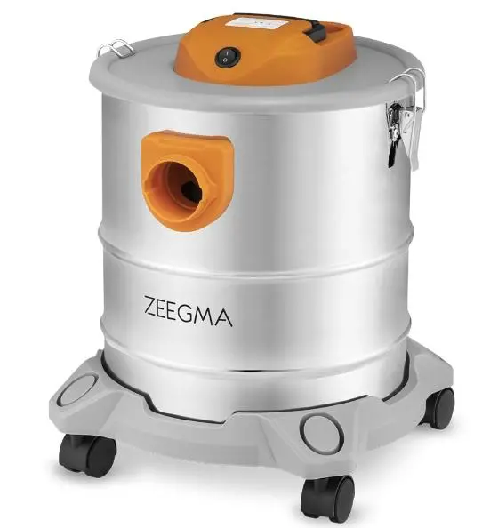 Odkurzacz przemysłowy Zeegma Zonder Pro Ash Silver 1600W 20l
