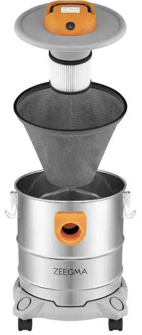Odkurzacz przemysłowy Zeegma Zonder Pro Ash Silver 1600W 20l
