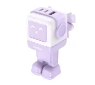 UGREEN 35291 Nexode RG Robot GaN 2x USB-C + USB 65W Fioletowy