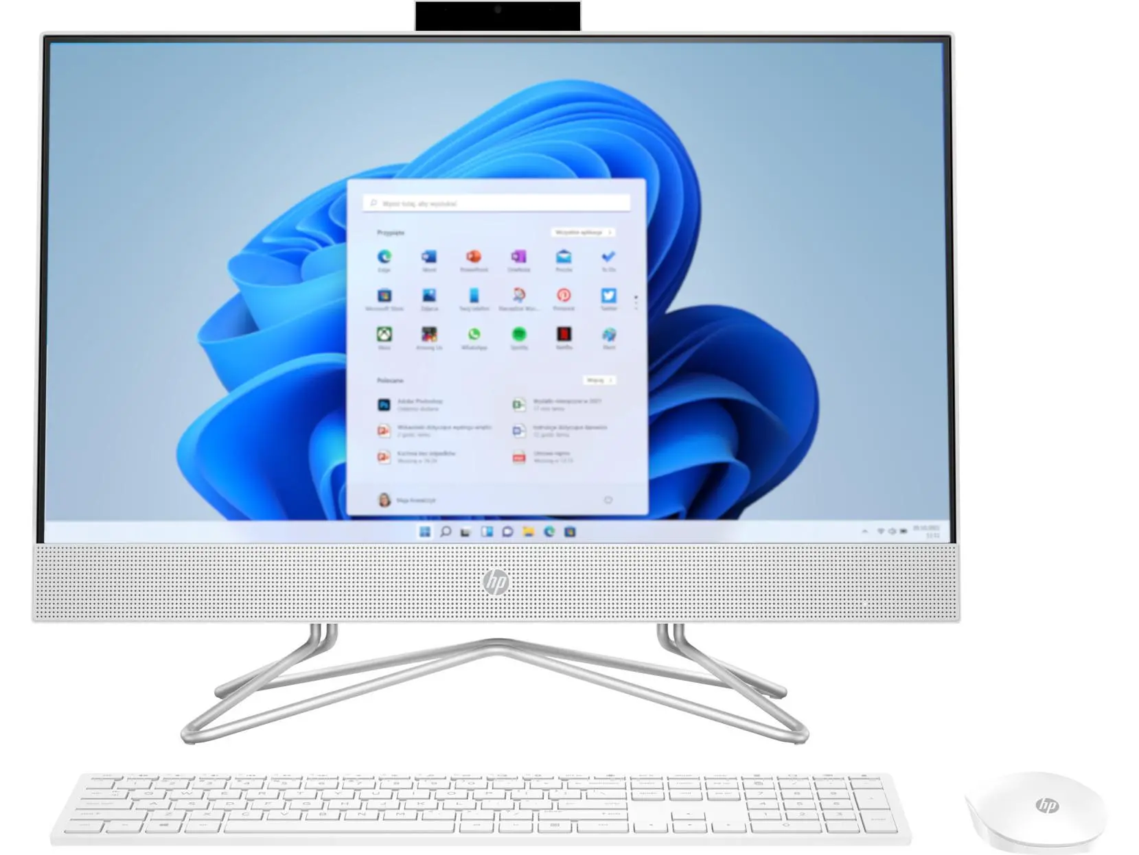 Komputer HP 24-df1989nw i3-1115G4 23,8" 16GB RAM 512GB Dysk SSD Win11 Biały