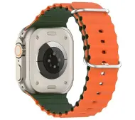 Beline Silicone Waves do Apple Watch 38/40/41mm Pomarańczowo-zielony
