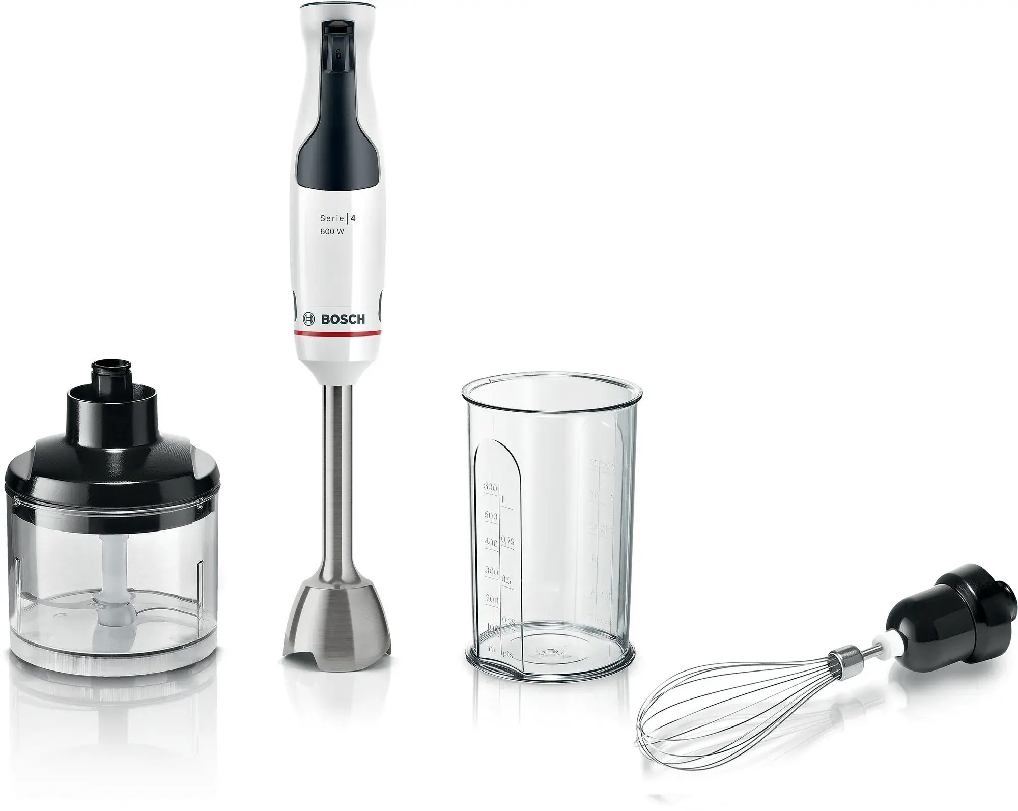 Blender Bosch ErgoMaster Serie 4 MSM4W221 600W Rozdrabniacz Końcówka do ubijania