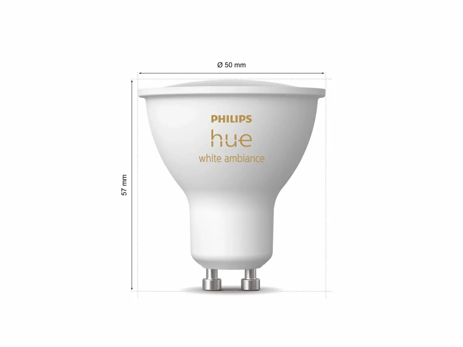 Żarówka LED Philips Hue White Ambiance GU10 2szt.