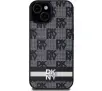 Etui DKNY Leather Checkered Mono Pattern & Printed do iPhone 15/14/13 Czarny