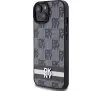 Etui DKNY Leather Checkered Mono Pattern & Printed do iPhone 15/14/13 Czarny