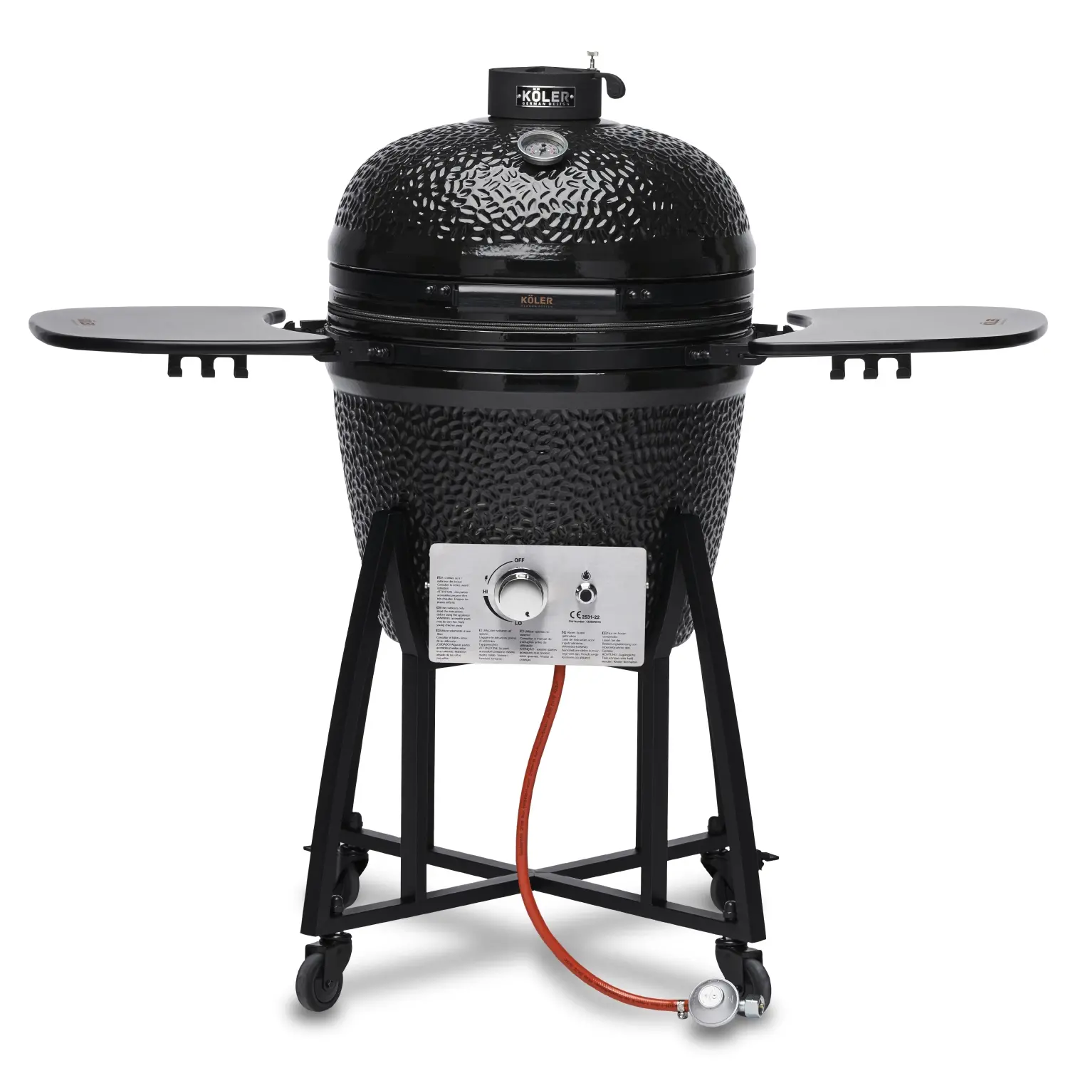 Grill węglowy Koler Kamado EG22-GAS