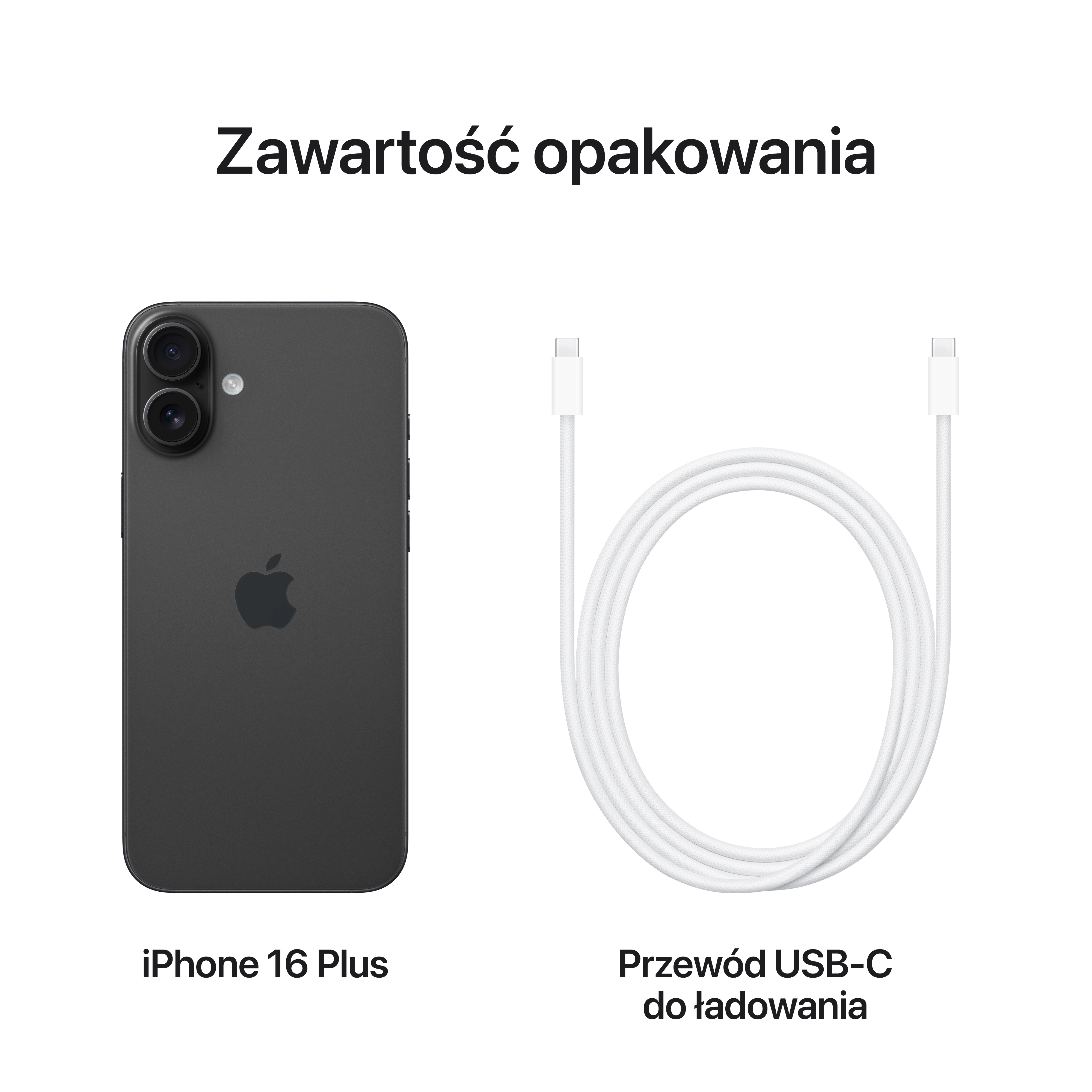 Apple iPhone 16 Plus 128GB 6,7" 48Mpix Czarny