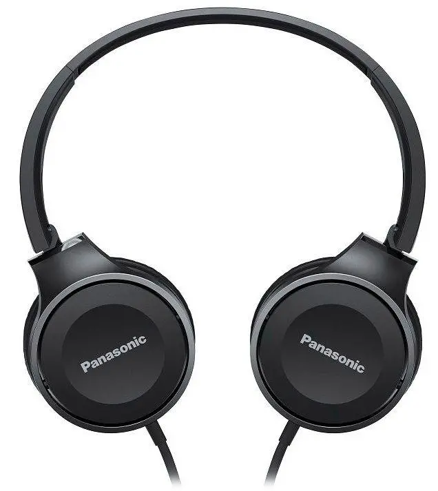 Słuchawki przewodowe Panasonic RP-HF100ME-K Nauszne Mikrofon Czarny