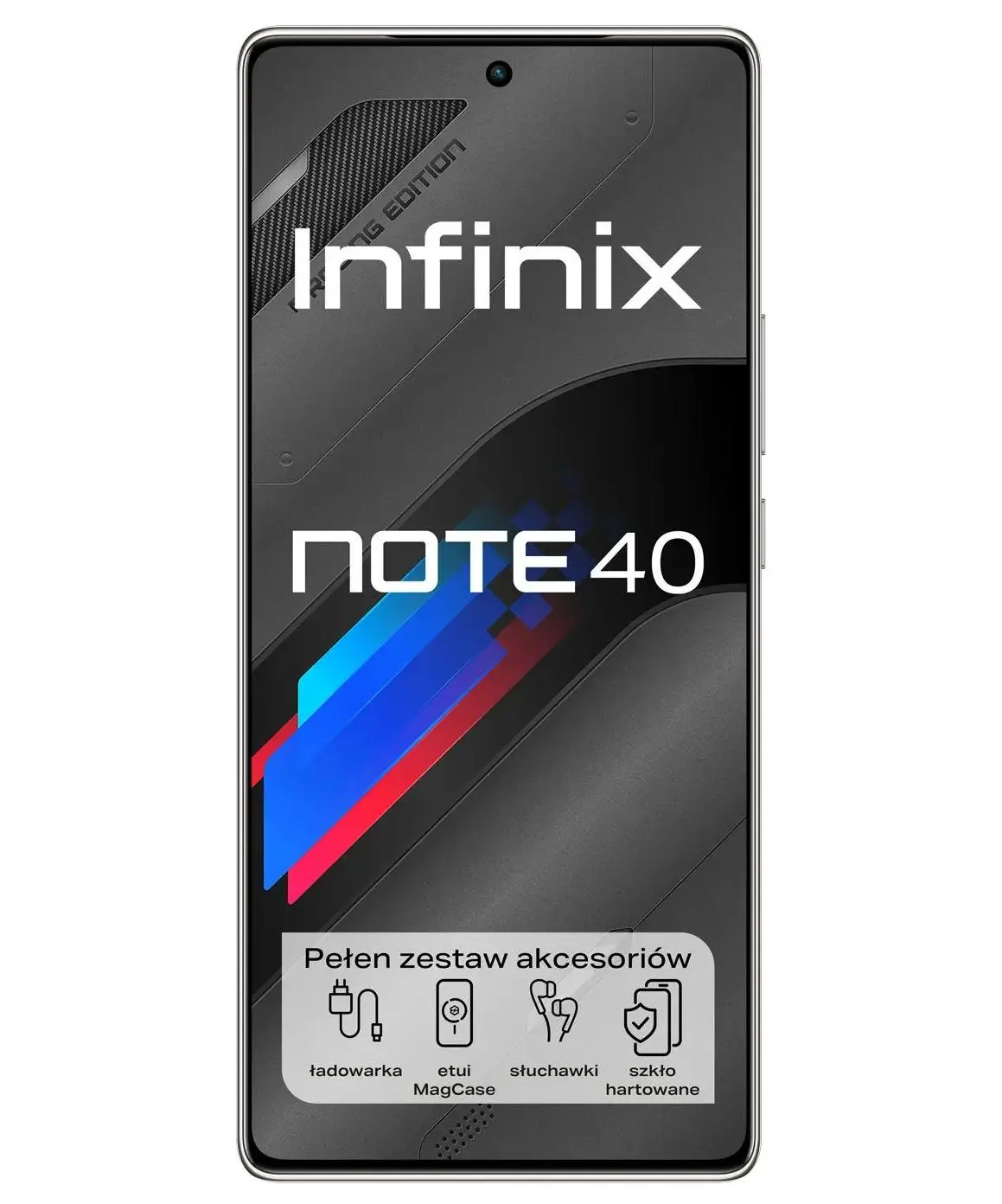 Smartfon Infinix Note 40 8/256GB 6,78" 120Hz 108Mpix Racing Grey Edition