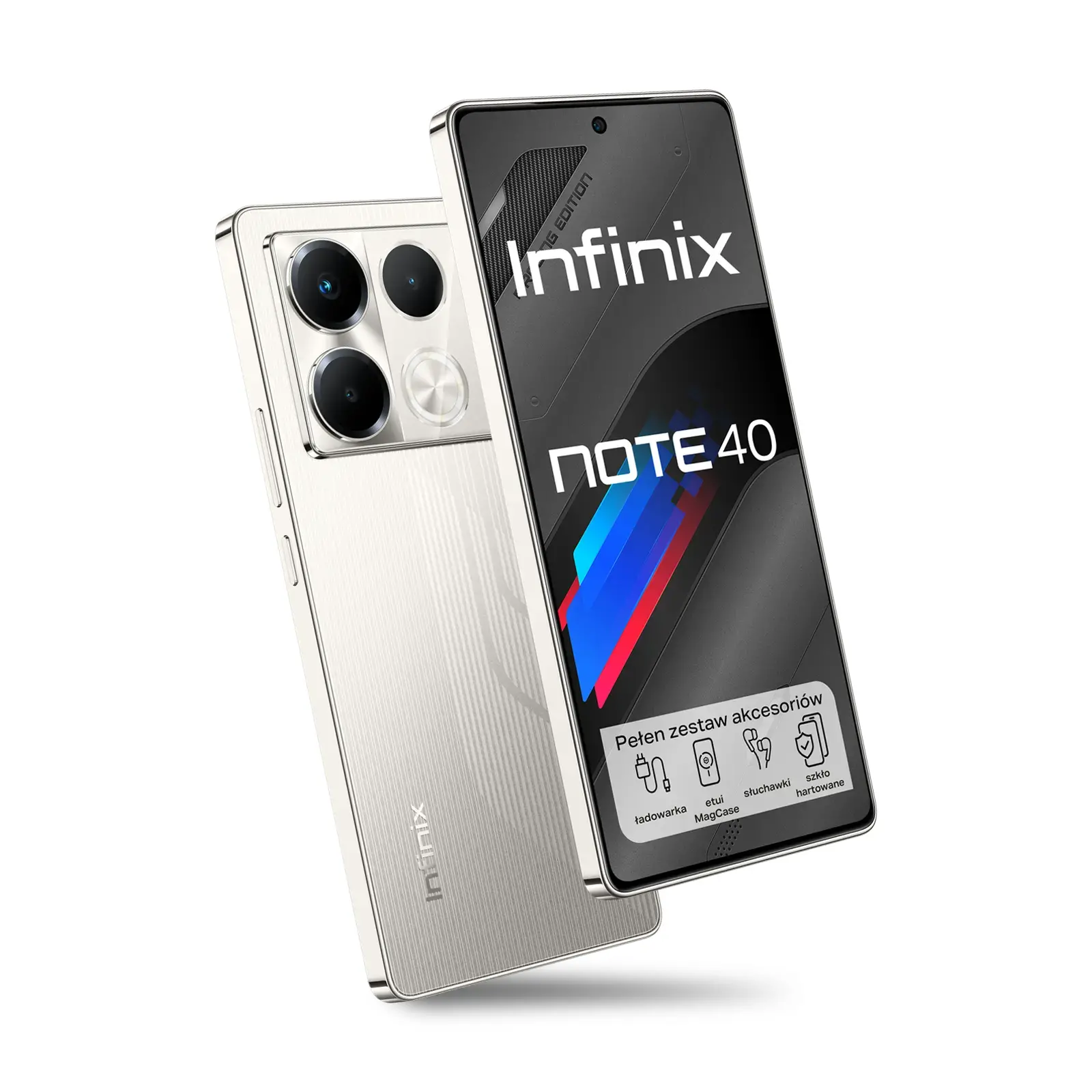 Smartfon Infinix Note 40 8/256GB 6,78" 120Hz 108Mpix Racing Grey Edition