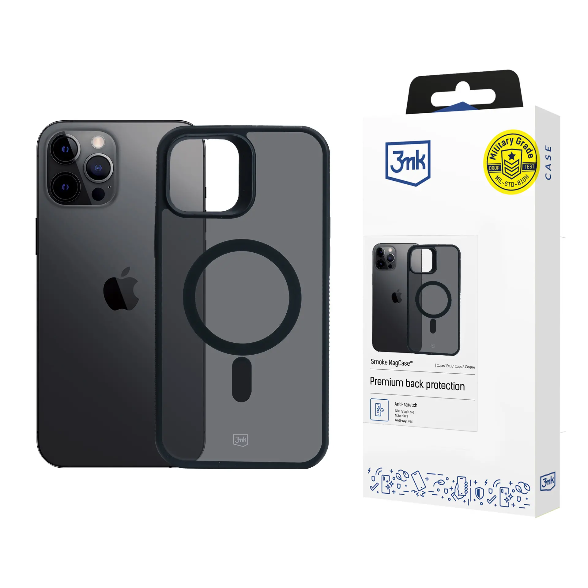Etui 3mk Smoke MagCase do iPhone 12 Pro Max