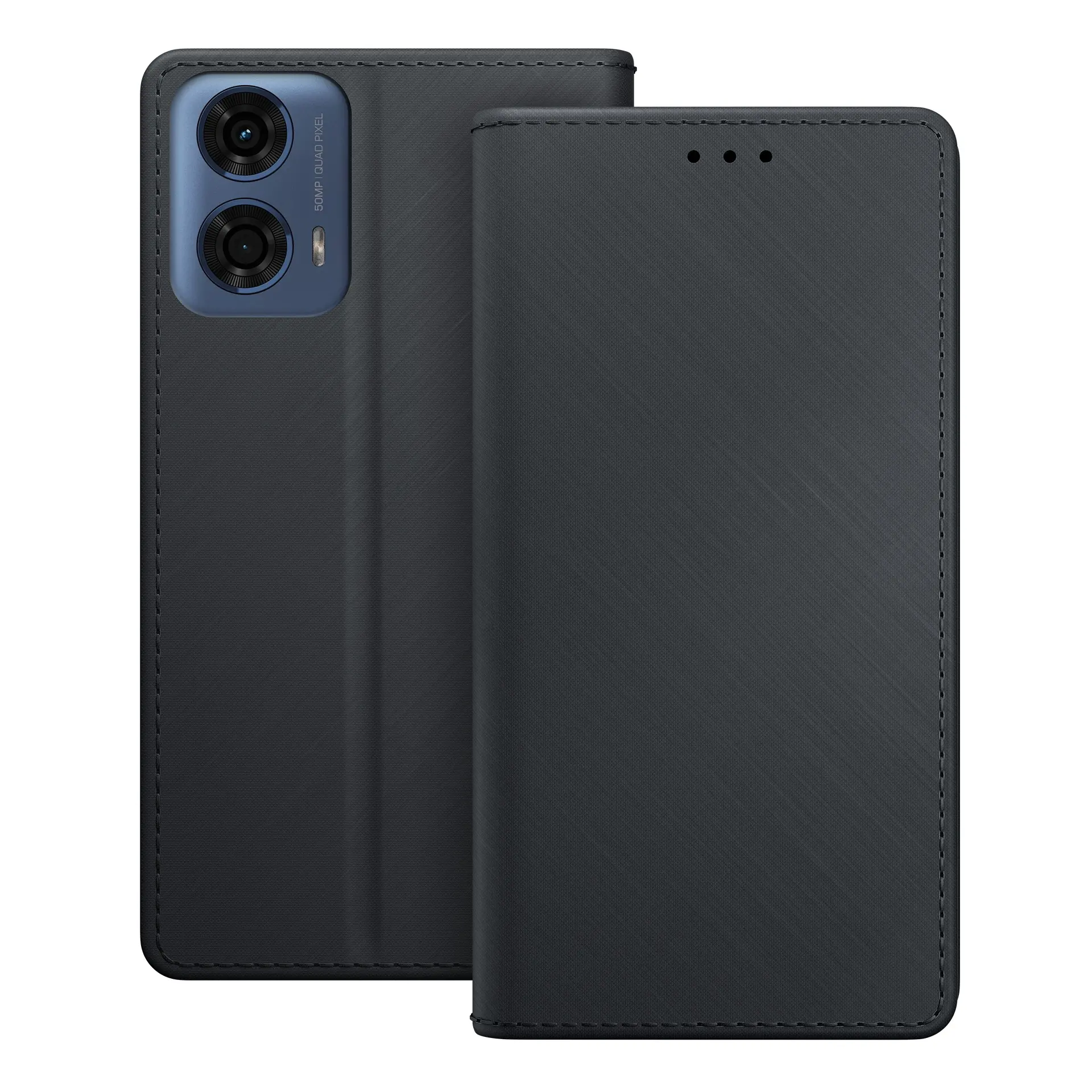 Etui 3mk Wallet Case do Motorola Moto G24/G24 Power Czarny