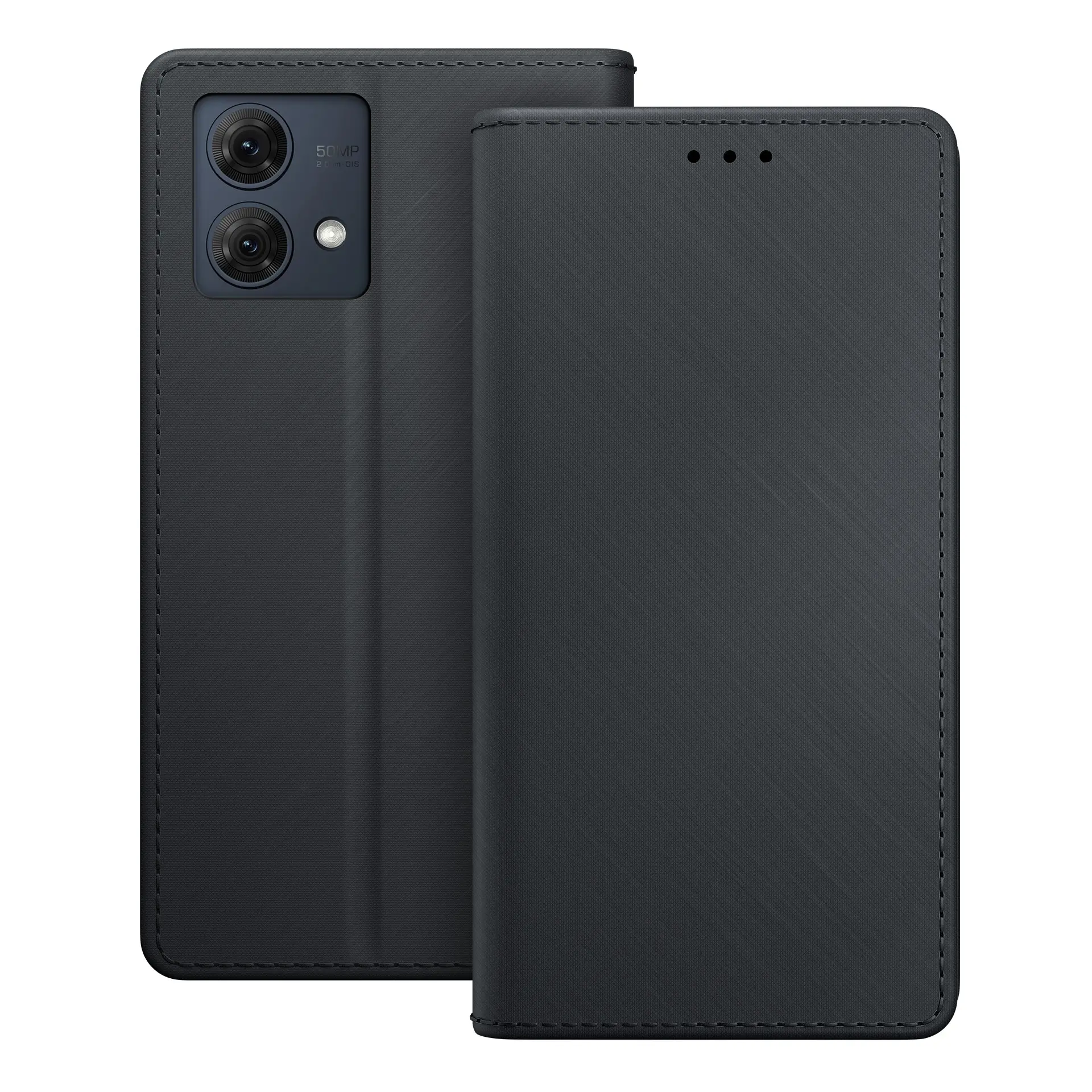 Etui 3mk Wallet Case do Motorola Moto G84 5G Czarny