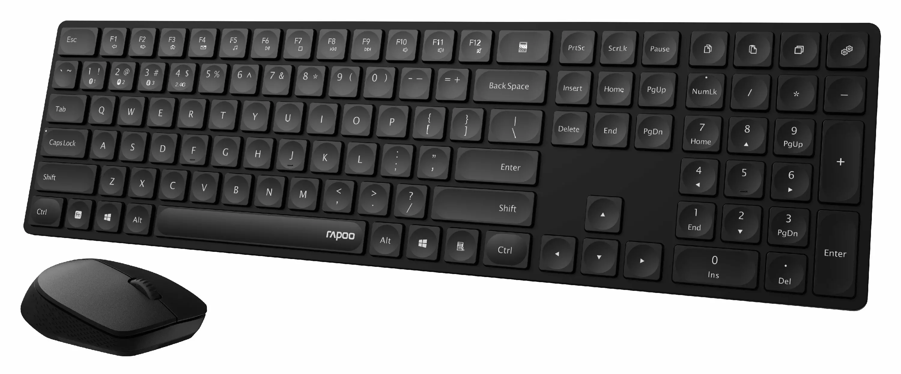 Zestaw Rapoo 8020M Czarny