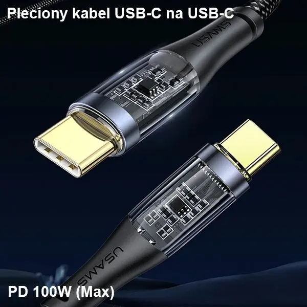 Ładowarka samochodowa USAMS CC159CC02 2xUSB+1XUSB-C 80W Niebieski