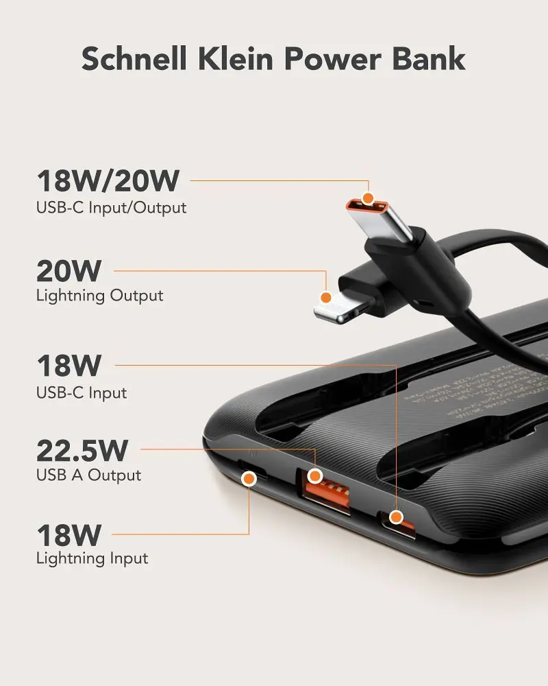 Powerbank Veger C11 Best 10000mAh PD 22.5W Czarny