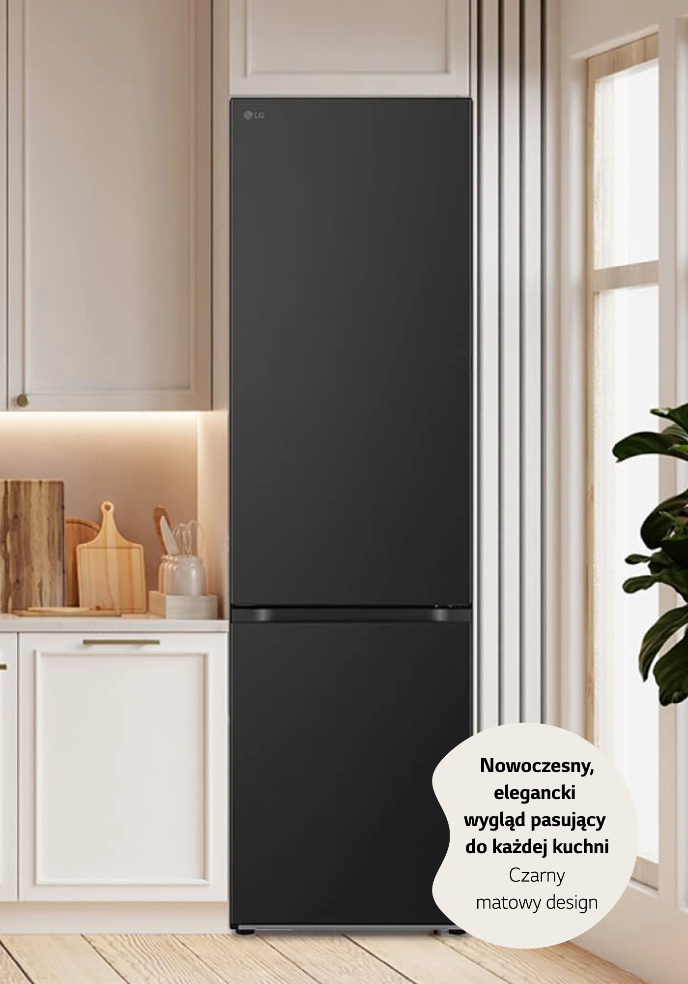 Lodówka LG GBV3200DEP Pełny No Frost 203cm Komora świeżości Ciemny grafit mat
