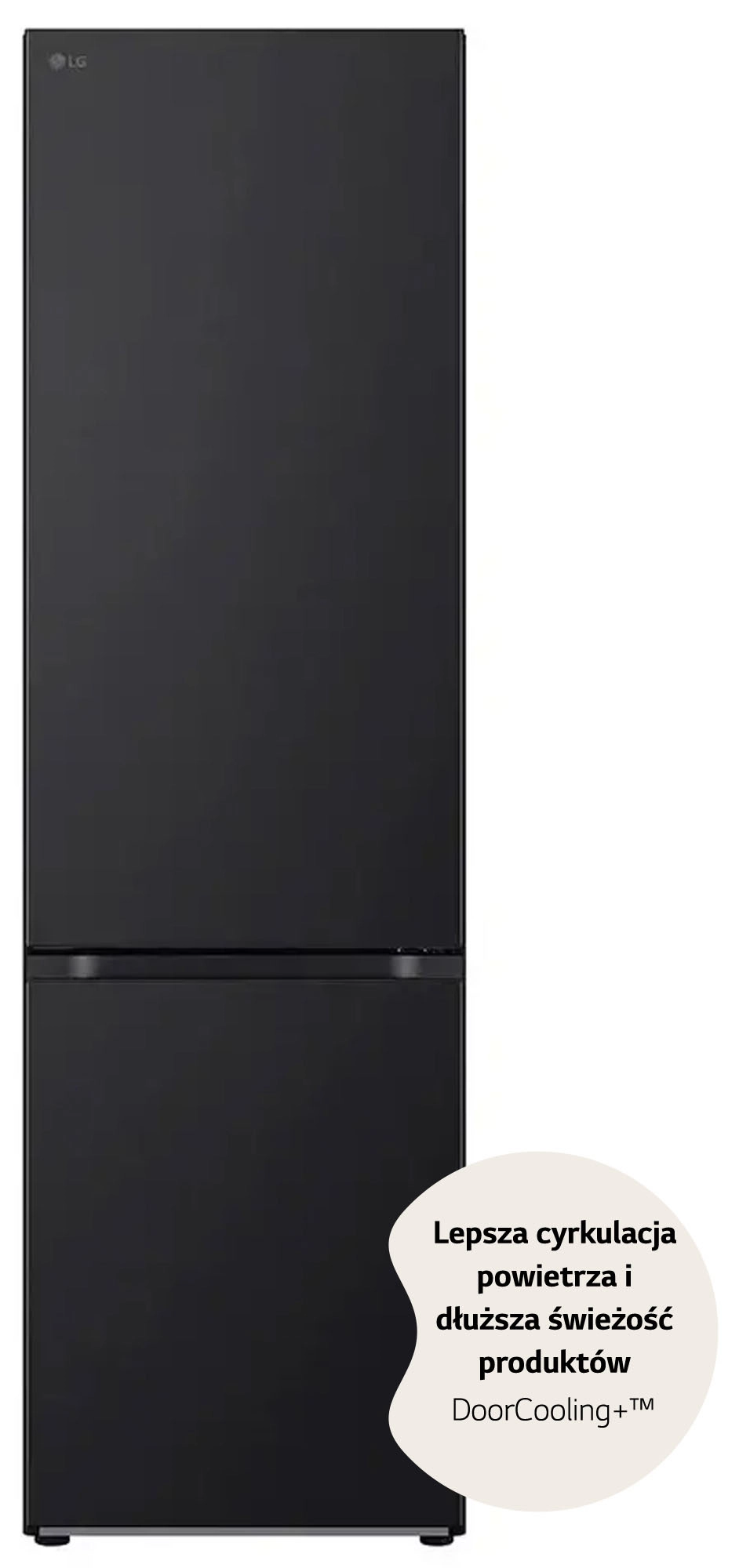 Lodówka LG GBV3200DEP Pełny No Frost 203cm Komora świeżości Ciemny grafit mat
