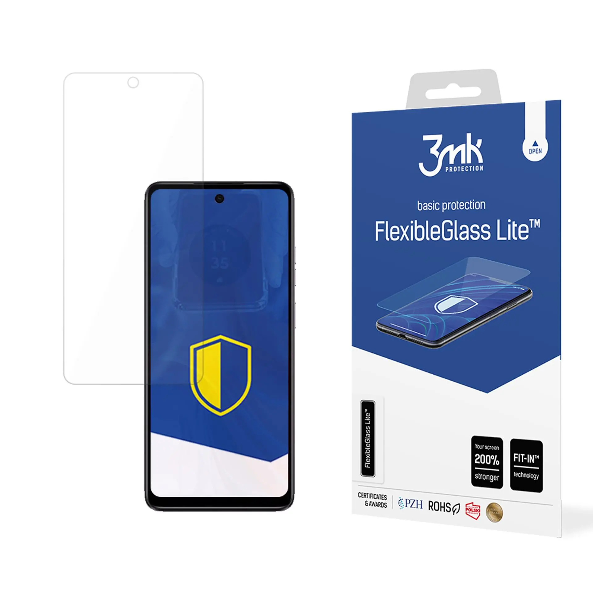 Szkło hybrydowe 3mk FlexibleGlass Lite do Motorola Moto E14