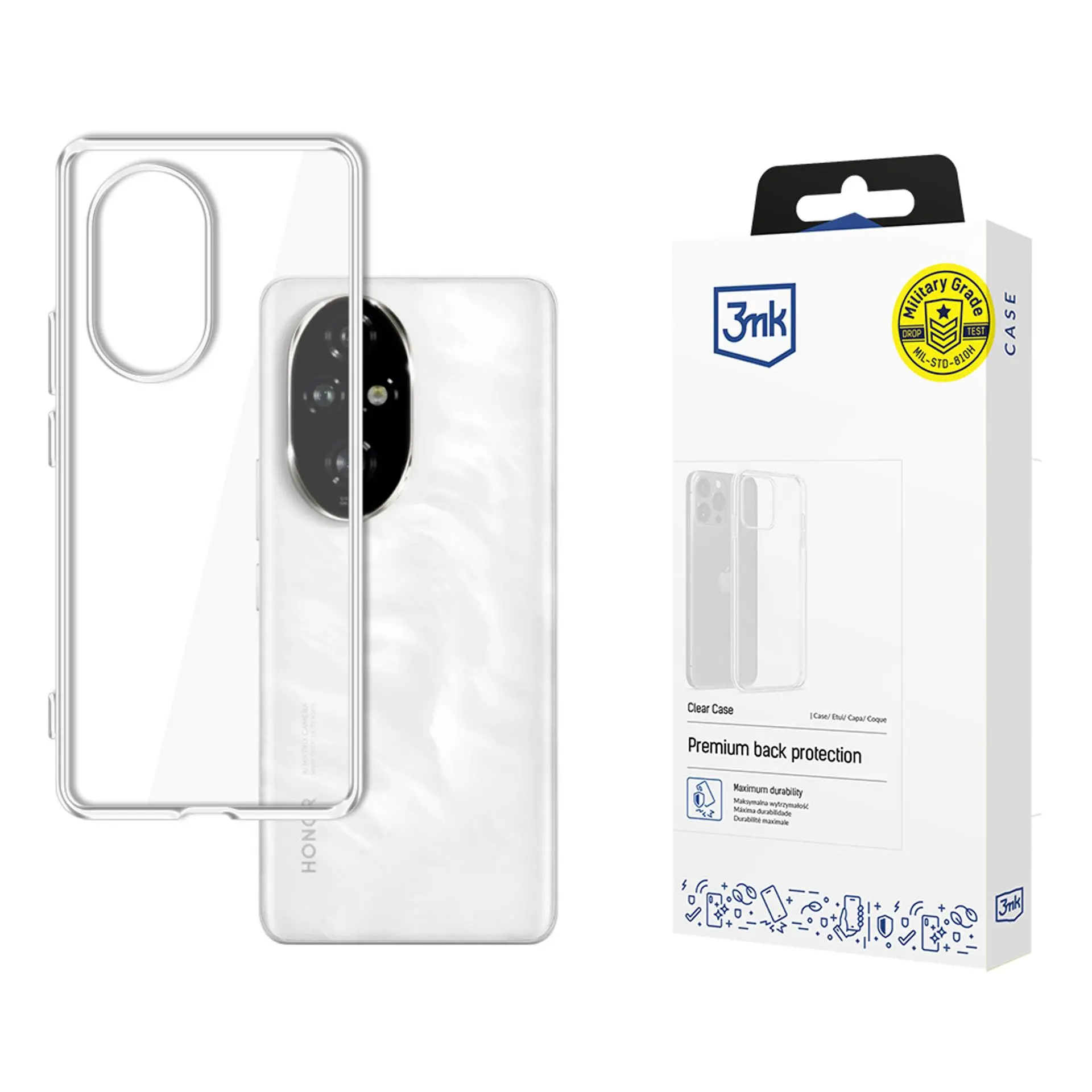 3mk Clear Case do Honor 200 Przezroczysty