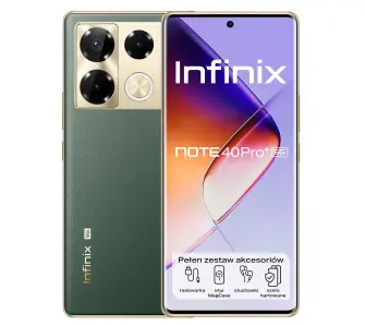 Smartfon Infinix Note 40 Pro+ 5G 6,78" 120Hz 108Mpix Zielony