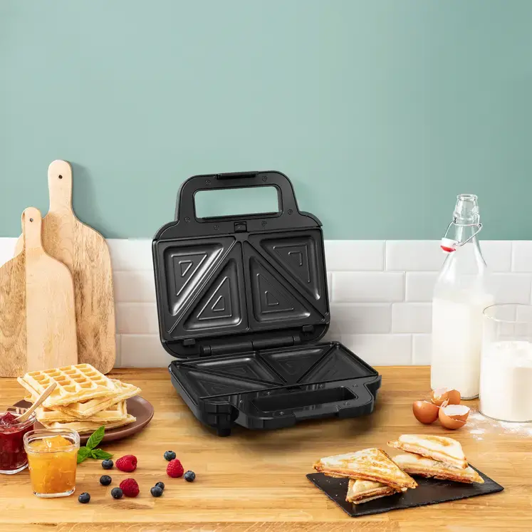 Opiekacz Tefal UltraCompact 3w1 SW383D10 Trójkąty Gofry Panini 700W