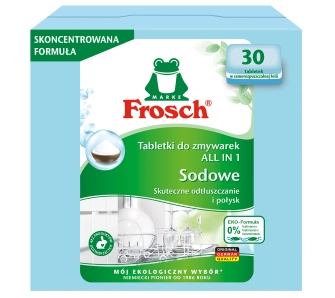 Tabletki do zmywarki Frosch All in 1 sodowe 30szt.