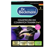 Dr. Beckmann do czarnych tkanin 3w1 6szt