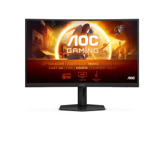 Monitor AOC CQ27G4X 27" 2K Fast VA 180Hz 0,5ms MPRT Zakrzywiony Gamingowy