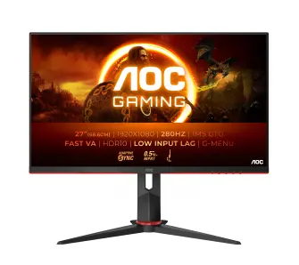 Monitor AOC 27G2ZN3/BK 27" Full HD Fast VA 280Hz 0,5ms MPRT Gamingowy