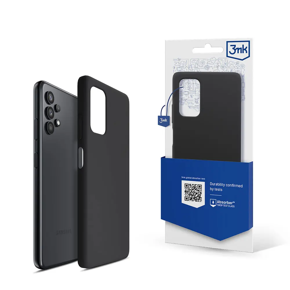Etui 3mk Silicone Case do Samsung Galaxy A32 5G Czarny