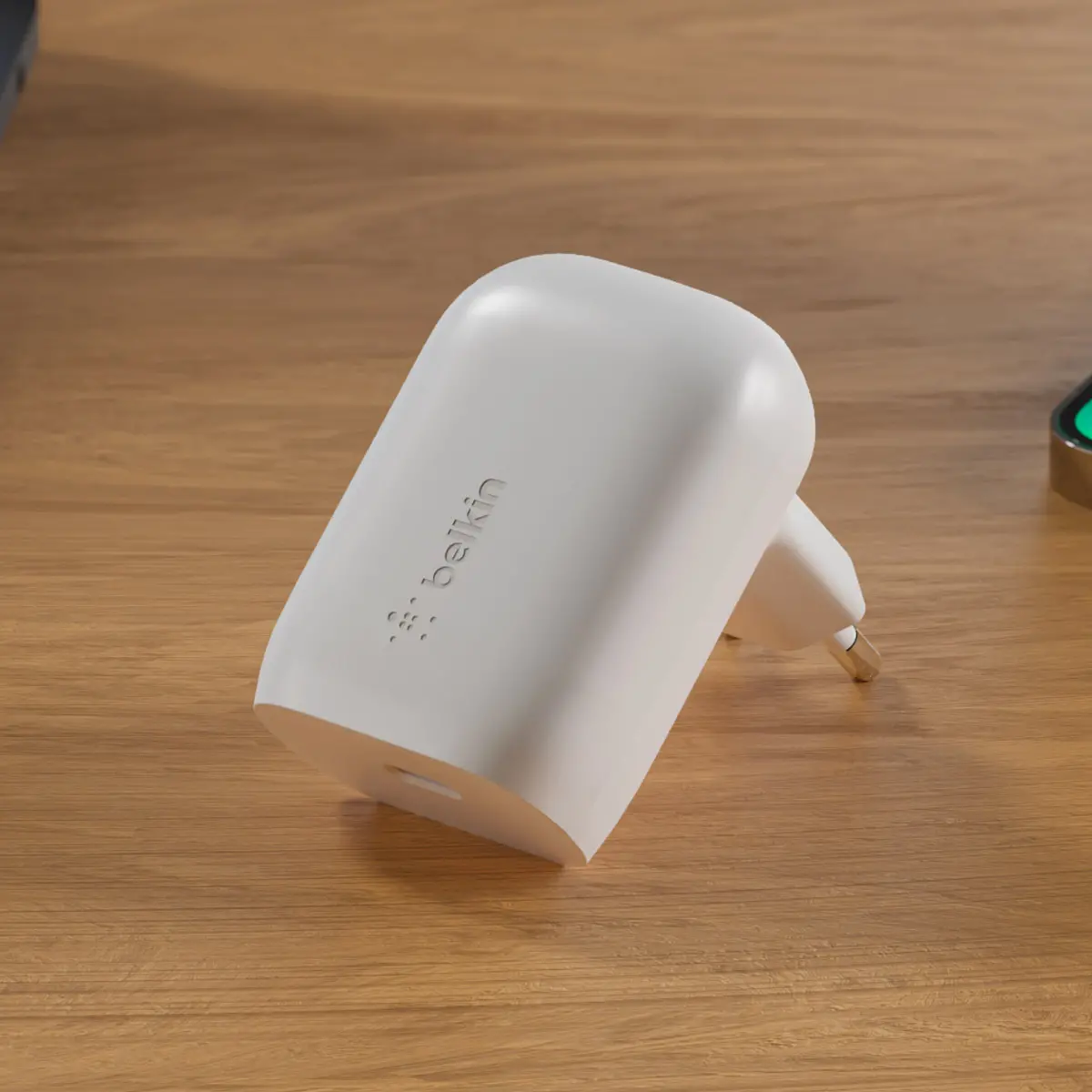 Ładowarka sieciowa Belkin 30W USB-C PD PPS Biały + kabel Lightning