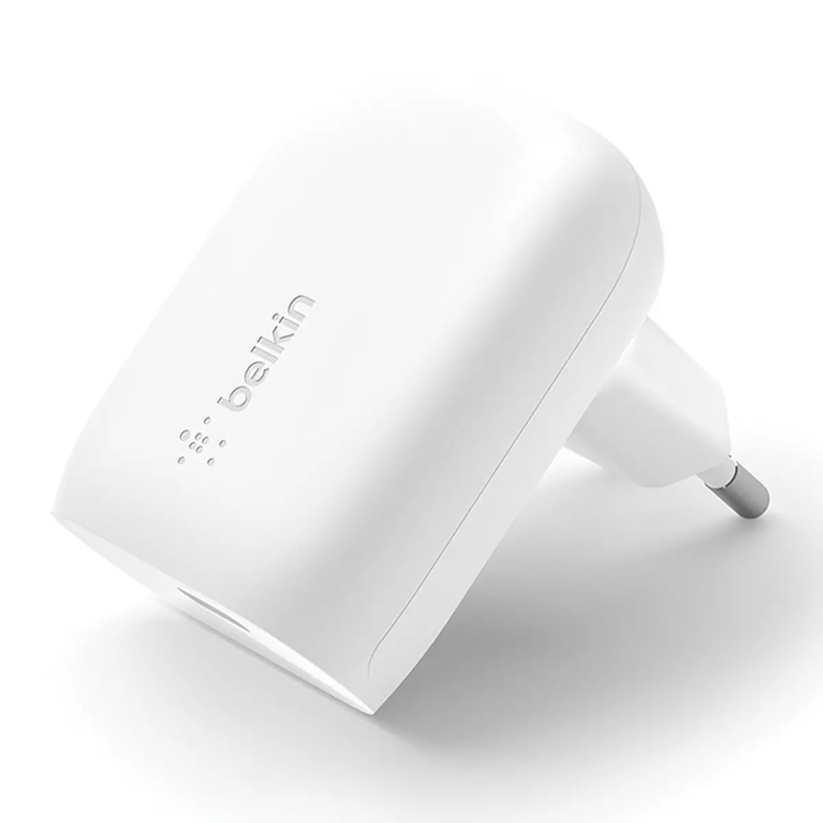 Ładowarka sieciowa Belkin 30W USB-C PD PPS Biały + kabel Lightning
