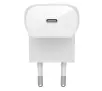 Ładowarka sieciowa Belkin 30W USB-C PD PPS Biały + kabel Lightning