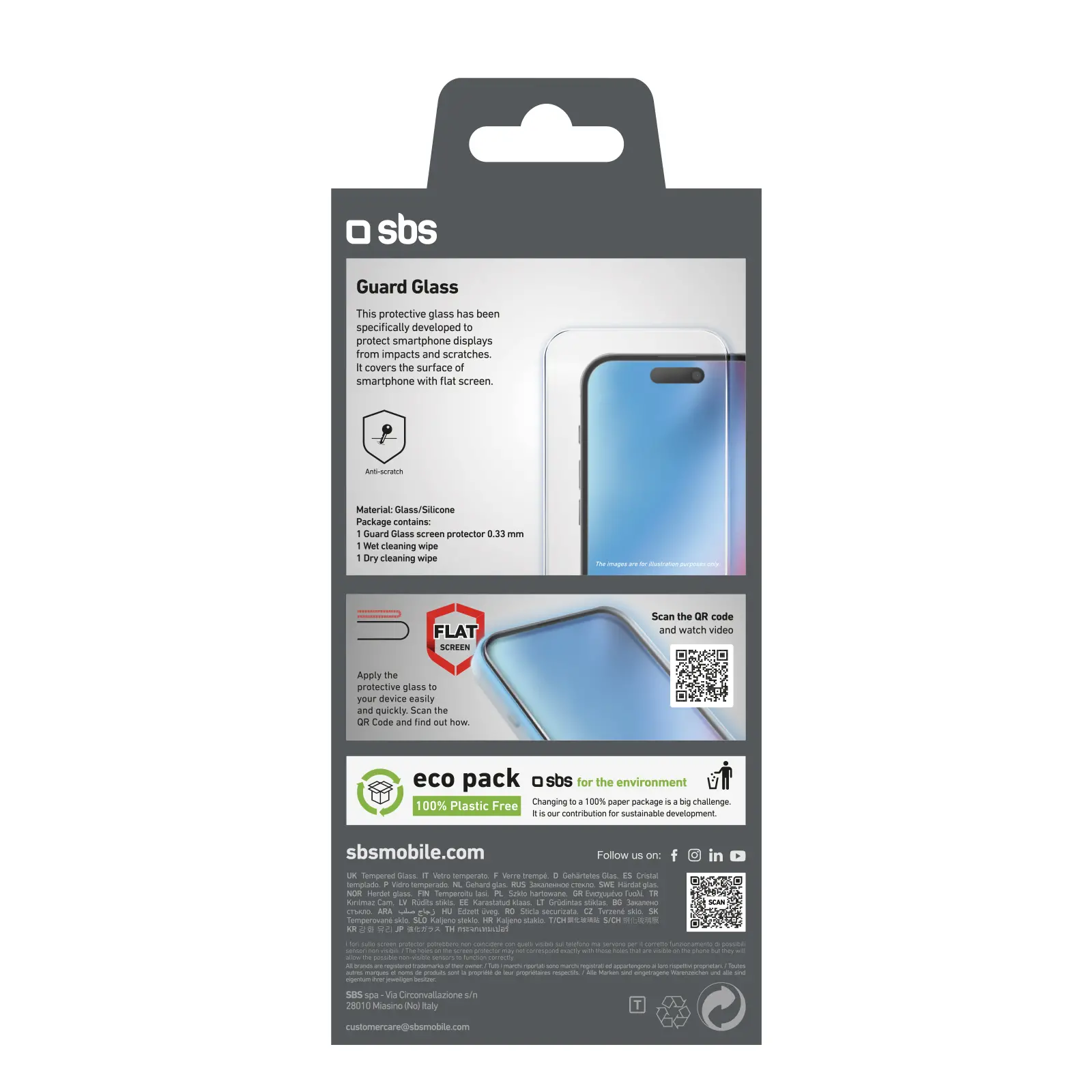 Szkło hartowane SBS TESCRGLIP1667P do iPhone 16 Pro Max
