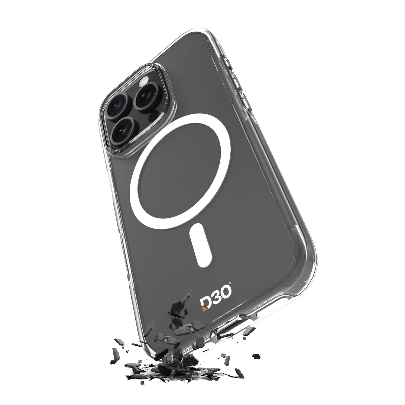 Etui Puro Cover Impact Clear D3O Bio do iPhone 16 Pro Max Przezroczysty