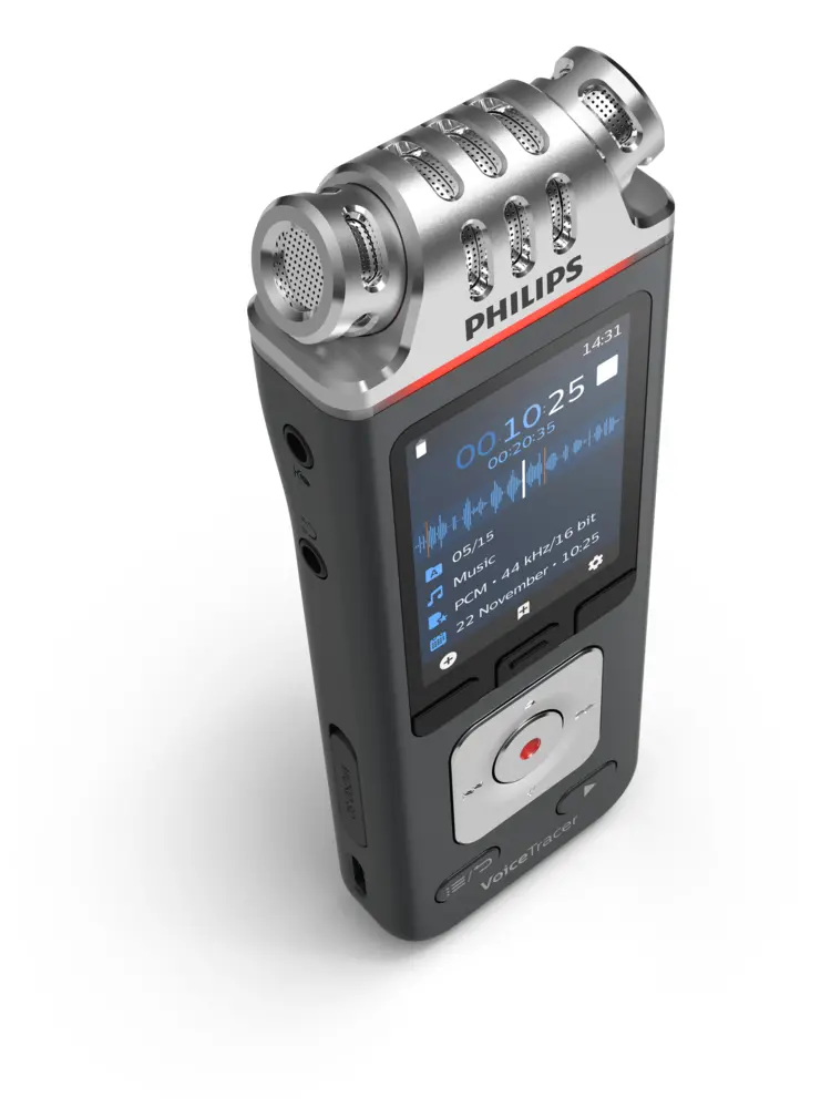 Dyktafon Philips DVT6115 Czarno-srebrny