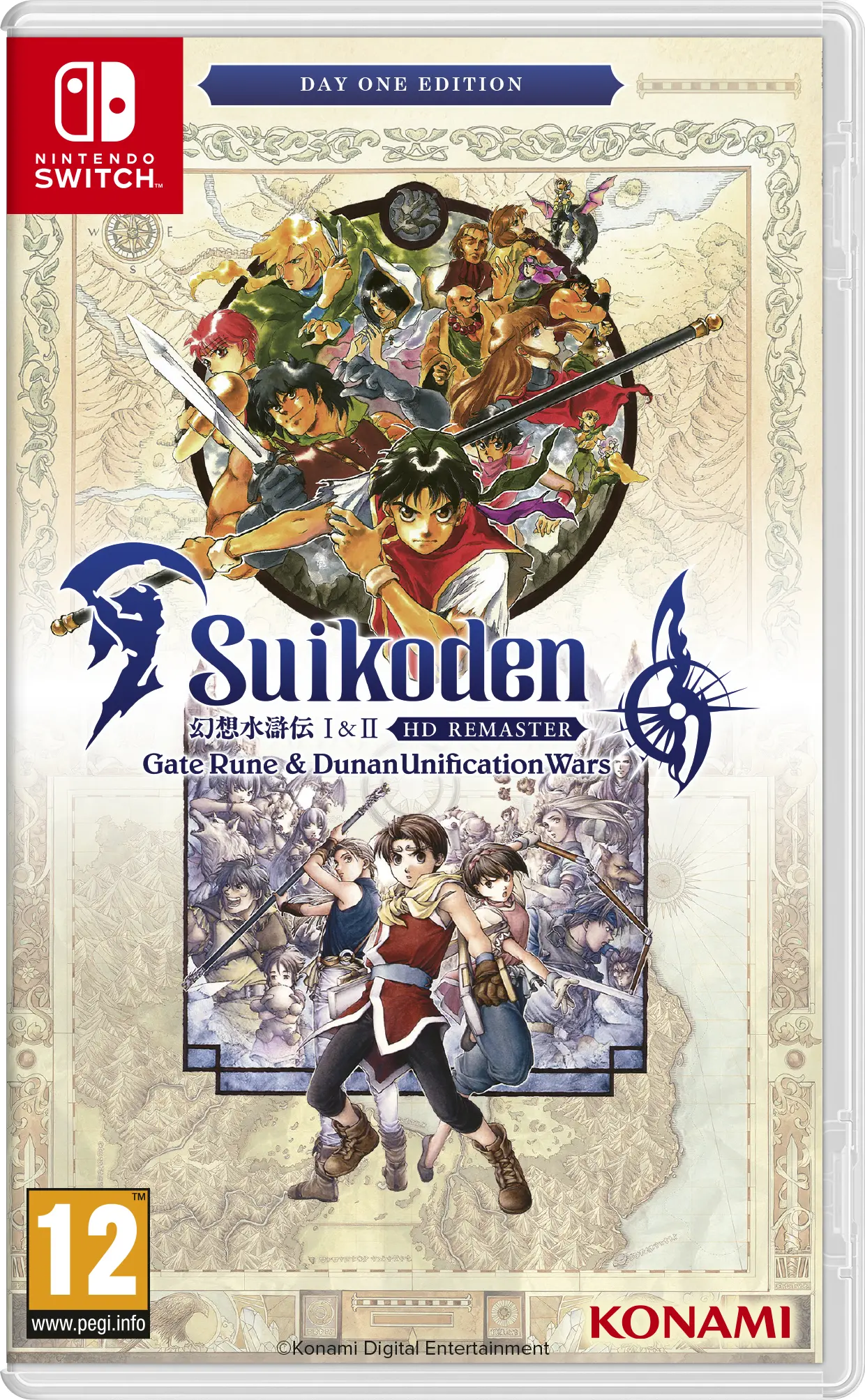 Suikoden I&II HD Remaster Gate Rune and Dunan Unification Wars Edycja Day One Gra na Nintendo Switch