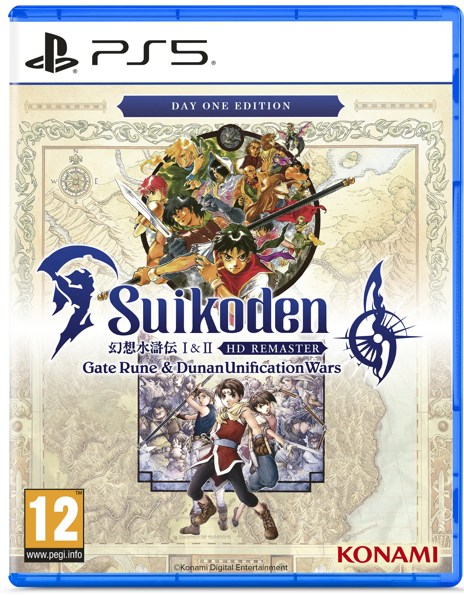 Suikoden I&II HD Remaster Gate Rune and Dunan Unification Wars Edycja Day One Gra na PS5
