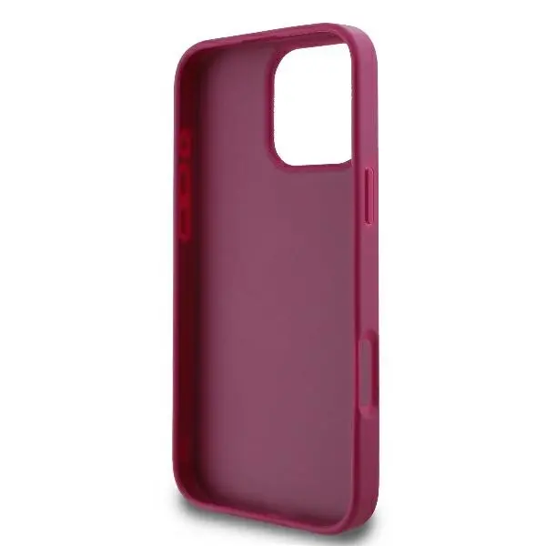 Etui Guess hardcase Fixed Glitter Big 4G do iPhone 16 Pro Max Fioletowy